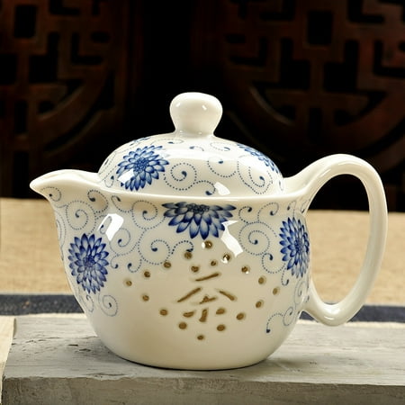 

Homeex Jingdezhen Large Blue And White Teapot Ceramic Kung Fu Tea Set A16