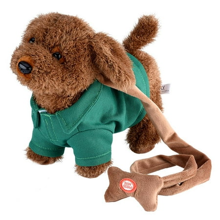 Ymiko Kids Electronic Plush Teddy Dog Toys Singing&Walking Musical Crawl Toy Dog Pet Doll For Kids Toddlers Little Girls Boys Gift