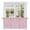Rose Pink, Baby Pink, Blush, White, variant on Pink Stripes Tier Curtains 24 Inch Length, Modern Vertical Lines Geometric Minimalist Cafe Short Curtains for Bathroom Over Sink, Small Kitchen Curtain Light Filtering Drapes 2 Panels 27.5"Wx24"L