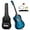 Blue, variant on ANHXN Acoustic Guitar w/Gig Bag Strap Pitch Pipe Extra Strings Set Pick for Kids Beginners Starter Youths Students Right-handed