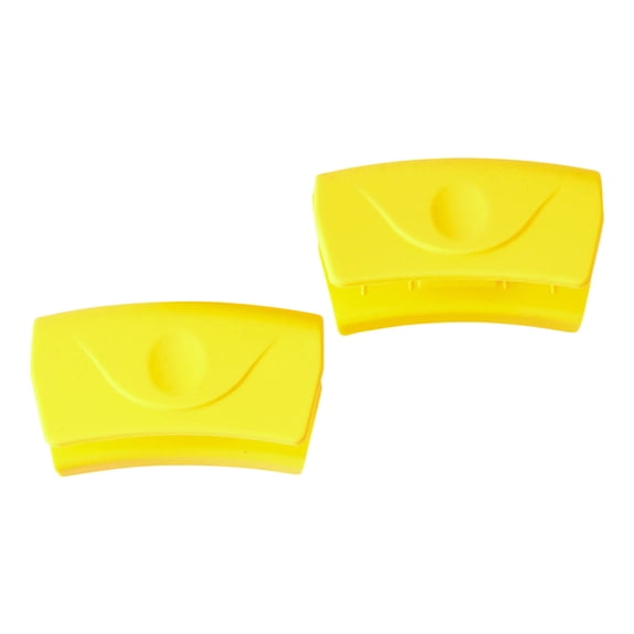 Kyusrd Silicone Pot Handle Sleeve, 1Pcs Hot Skillet Handle Covers Pot Ear Clip Cast Iron Handle Cover, Silicone Skillet Handle Cover for Frying Cast Iron Skillet Pans Cookware , Reusable