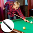 thumbnail image 2 of Pool Cue Stick Extender, Telescopic Billiard Cue Extension, Lightweight Aluminum and Plastic Billiard Accessories, Anti-Slip Texture, Easy Lock Mechanism, Fits 12.6 Inch Cues, Black, 2 of 5