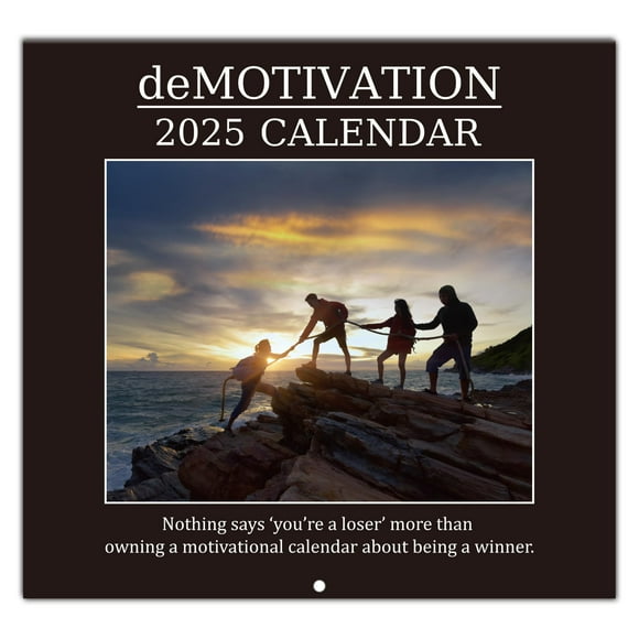 Calendario Anvianthor Demotivational 2025 30x30 cm HD Snarky
