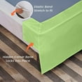 thumbnail image 3 of Sage Solid Pleated Bed Skirt Short - King Size -10 Inch Drop Split Corner Pleated Bedskirts -Microfiber Box Pleated Bedskirts - Never Lift Your Mattress - Hotel Quality Bed Skirt, 3 of 8