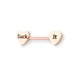 thumbnail image 4 of Jumpingount Anillo para pezones con barra, accesorio de moda, accesorios de joyería, decoración corporal atractiva para mujeres, Suck-It de oro Oro rosa chúpalo 5piezas, 4 of 6