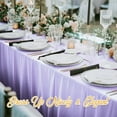 thumbnail image 7 of 8 Pack Lavender Tablecloths 70 x 120 Inch for 6ft or 8ft Rectangle Tables - Rectangular Bulk Linen Polyester Fabric Washable Cloth Cover for Wedding Reception Banquet Birthday Party, 7 of 7