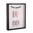 thumbnail image 2 of ArtToFrames 14x14 Inch Shadow Box Picture Frame, with a Satin Black Tall 1 Wide Shadowbox frame and White Mat Backing (4654), 2 of 7