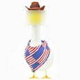 thumbnail image 3 of Darzheoy 4th of July Goose Outfit Set Patriotic Lawn Porch Goose Clothes American Flag Goose Costume Independence Day Goose Outfit for 23'' Goose Outdoor Patio Yard Lawn Art, 3 of 5