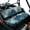 Blue Marble, variant on FUIALDOLG Ethnic Sea Turtle UTV Seat Cover for Kawasaki Mule 4000 4010 2009-2023 2025 & Mule 3000 3010 2001-2008 | Waterproof UTV Seat Protector with Non-Slip Design