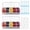clear (2pcs), variant on Innovative Life Chilled Condiment Server Caddy with Lid,5 Removable Compartments Container,Ice Chilled Fruit Salad Condiment Tray for Bar, Serving and Dishes