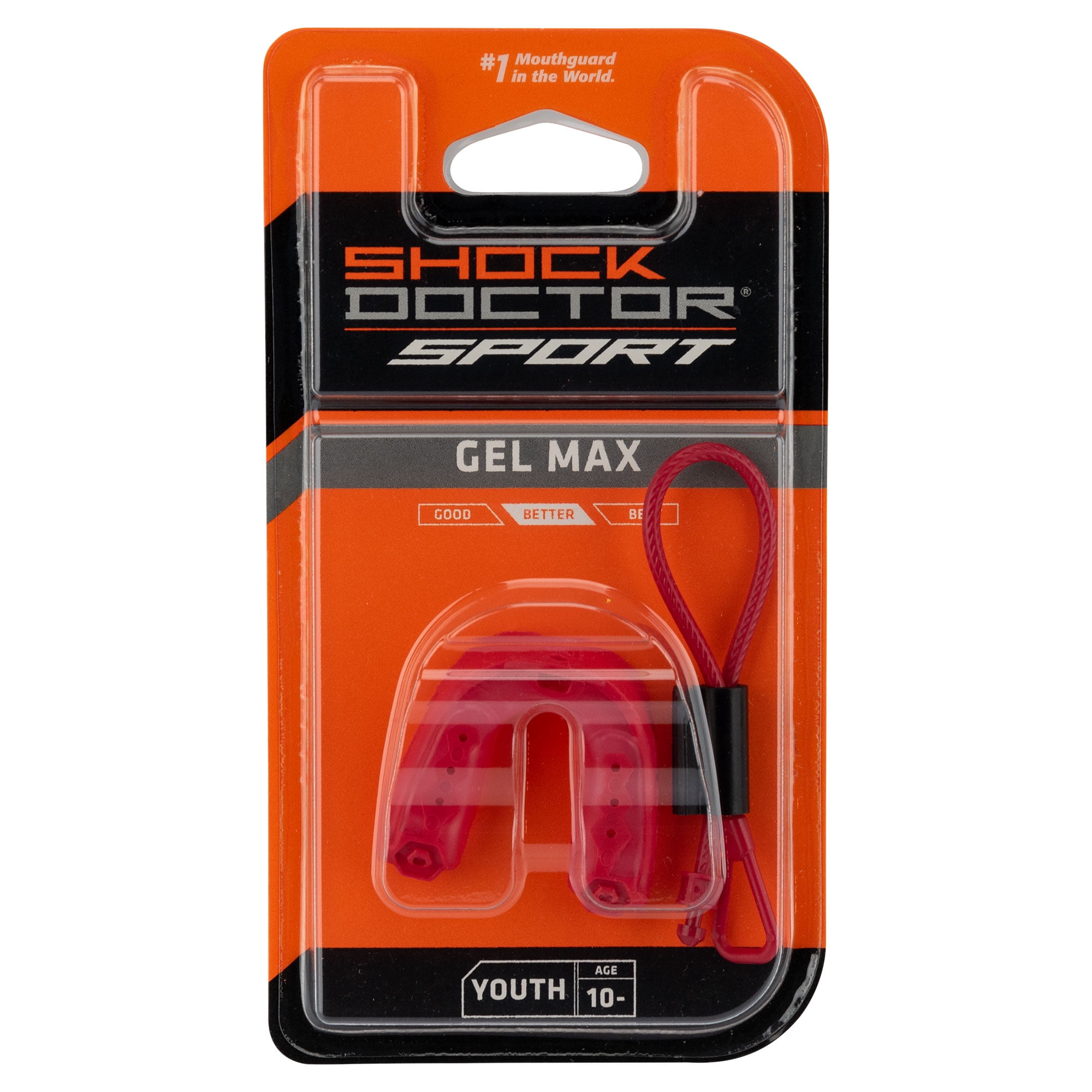 Shock Doctor Sport Gel Max Red Youth Conv