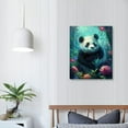 thumbnail image 4 of Nawypu Poster Bedroom Wall Art Canvas -painted  Cute Panda Suitable for Dining Room Home Office Decoration, 4 of 5