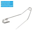 thumbnail image 4 of Uxcell Safety Pins 2.24 Inch Metal Nickel Plated Curved Sewing Pins Silver Tone 200Pcs, 4 of 5