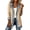 Apricot, variant on Wrongduck Casual Denim Patchwork Shacket for Women Button Front Long Sleeve Shirt Jacket Loose Collared Outerwear