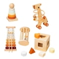 thumbnail image 4 of 5 piezas de juguete de madera para bebés Los juguetes para educación preescolar sonda instrumentos musicales de aprendizaje temprano para niños para, 4 of 9