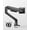 Black, variant on monTEK Deluxe Monitor Arm for 17–40 Inch Curved Screens up to 26.4 lbs, Aluminum Fully Adjustable Single Monitor Stand with Clamp/Grommet Desk Mount, Quick Release VESA 75x75 / 100x100, Silver