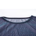 thumbnail image 4 of Femmes Transparentes Casual Crop Tops Manches Courtes T-Shirt Blouse Tops, 4 of 5