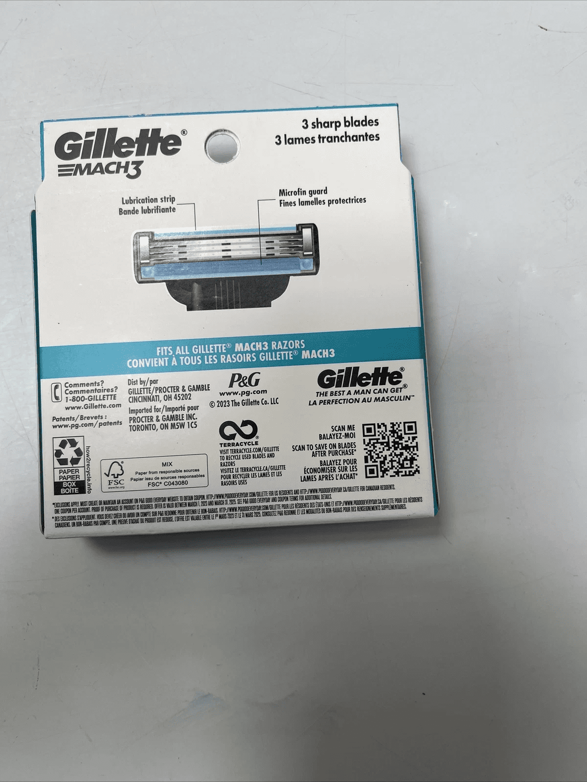 Gillette MACH3 Cartridges 8 Each