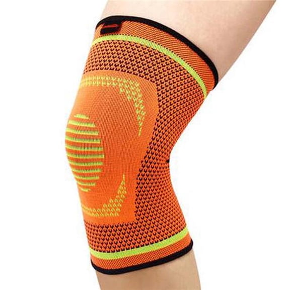 Panda Superstore  Anti-wear Breathable Professional Sports Running Kneepad - Orange