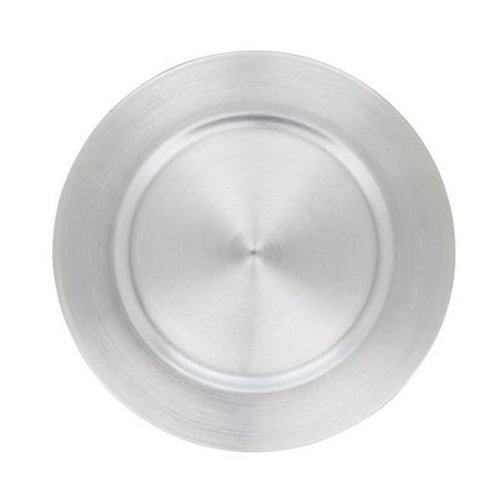 

Saro Lifestyle CH001.S13R 13 in. Classic Design Round Charger Plates Silver - Set of 4