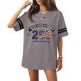 thumbnail image 6 of 250th Anniversary Usa Shirt Women Casual Short Sleeve Tshirts Fashion 250 Year American Anniversary Shirt, 6 of 7