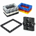 thumbnail image 4 of MOC Technical Liftarm Beams Bricks DIY Assembles Particles 32348 Modified Bent Brick Educational 39793 39790 Construction Toys 32348-Black, 4 of 6