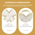 thumbnail image 4 of Miangastore Color Mixing Plate DIY Projects ABS Golden Display Holder 3Pcs, 4 of 9