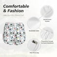 thumbnail image 4 of Salouo Colorful Hat Snowman Print Women's 2 in 1 Running Shorts Double-Layer Shorts Athletic Workout Gym Yoga Shorts Running Shorts for Women-Medium, 4 of 7