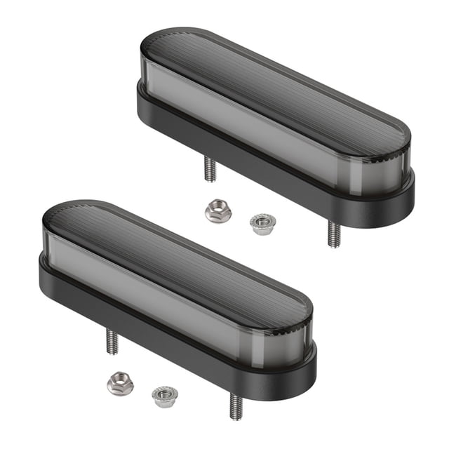 Speravity 2 piezas de luz lateral de automóvil portátil IP67 reemplazo impermeable 10-30V camión remolque señal de giro accesorios de lámpara Bombillas para automóviles Speravity VI016703-00B