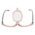 thumbnail image 2 of Lector de maquillaje, lentes que giran amigables con la piel, gafas de maquillaje con aumento, gafas con caja transparente organge +1,50, 2 of 5