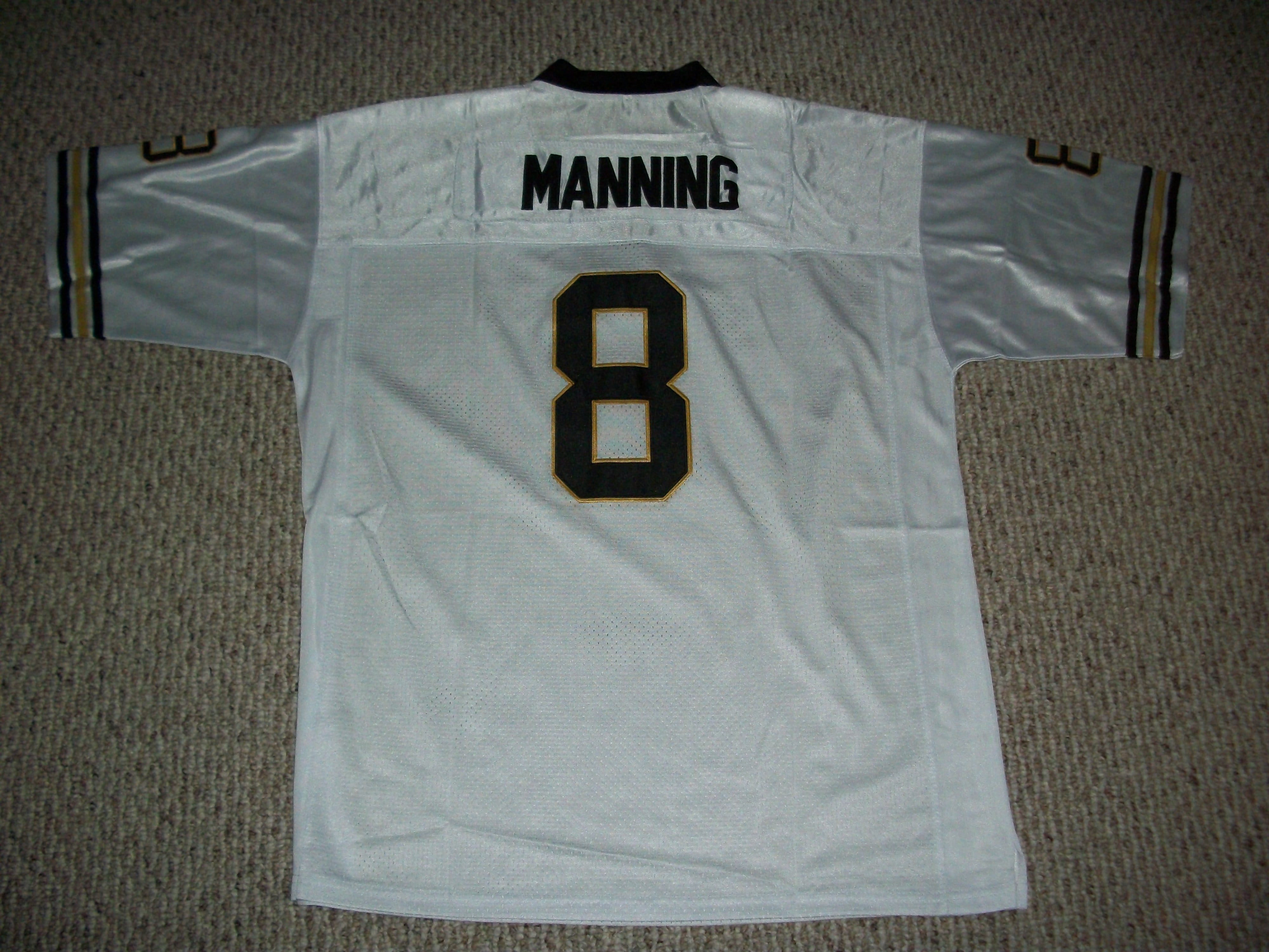 Unsigned Archie Manning Jersey #8 New Orleans Custom Stitched