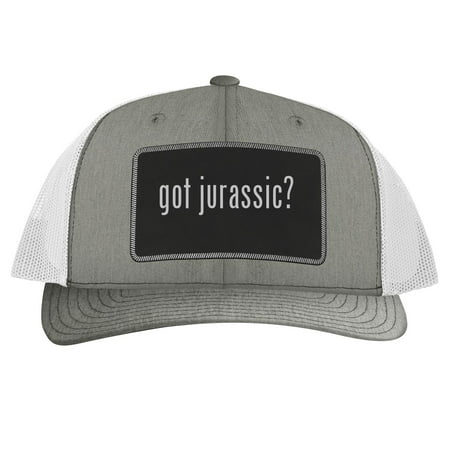 got jurassic? - Leather Black Patch Engraved Trucker Hat  Heather-White  One Size got jurassic? - Leather Black Patch Engraved Trucker Hat  Heather-White  One Size Brought to you by people who care  this hat looks  fits and feels great! Keywords: jurassic Apparel Hat Mesh Funny Humor world toys park book lego party shirt dvd fallen kingdom poster hoodie movie hat funko mosasaurus vinyl baryonyx spinosaurus mattel toy 3 indoraptor dilophosaurus jacket duplo keychain xbox rc 2 trex Brand: One Legging it Around