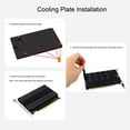 thumbnail image 4 of Quad M.2 NVME To PCIe Adapter, Stable Safe Quad PCIe 4.0 To NVMe Card Thickened 32Gbps  for Splitting, 4 of 8