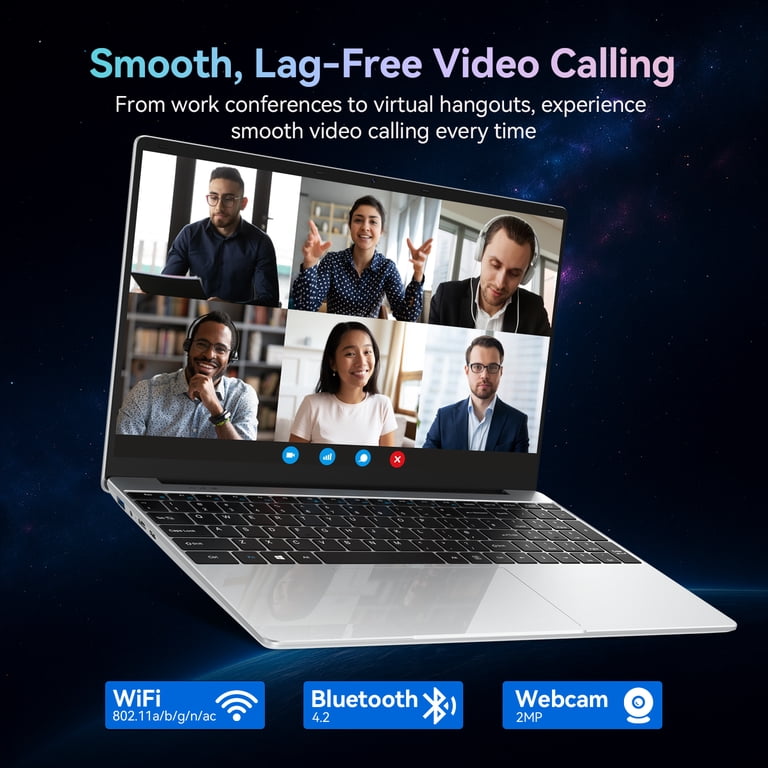 15.6 Inch Windows 11 Pro Laptop, 8GB RAM 512GB SSD, Intel Celeron