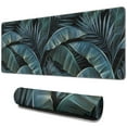 thumbnail image 1 of Boost Your Gaming Experience with Ultra Large Mouse Pad: XXL Gaming Mousepad, Green Tropical Leaves Design, Large Extended Desk Pad Perfect for Keyboard, Laptop & Computer - 31.5x11.8 Inch, 1 of 7