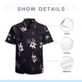 thumbnail image 7 of High Quality Hawaiian Shirts for Men Short Sleeve Aloha Beach Shirt Floral Summer Casual Button Down Shirts Blouses LBPPEN, 7 of 7