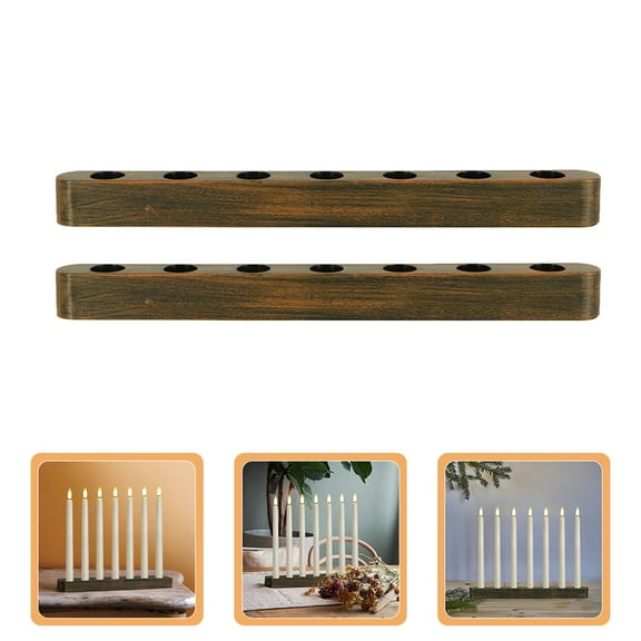 Amosfun Tea Lights Candles Holder Candle Stand 2Pcs