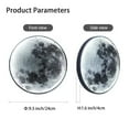 thumbnail image 2 of Raykho 9.5 inch Moon LED Wall Light,Art Deco Lighting,3 Color Temperature Changing,Plug-in for Bedroom,Living Room, 2 of 7