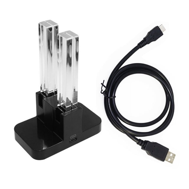 Cargador de controlador compatible con Nintendo Switch modelo estación de carga estación de carga para Switch con USB tipo C negro