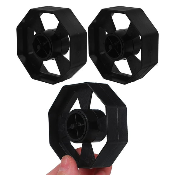 BESTOYARD 3Sets Adhesive Tape Dispenser Core Wheel Replacement for Standard Desktop Tape Holders