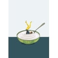 thumbnail image 2 of Leon, Maarten 24x32 Gold Ornate Wood Framed with Double Matting Museum Art Print Titled - Yoga in my yogurt, 2 of 4