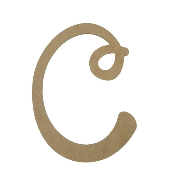 Wooden Letter Unfinished, Happy Days Font, Craft Cutout