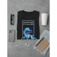 thumbnail image 3 of Adventure Is Calling! Tentacle T-Shirt Men -Smartprints Designs, Male 4X-Large, 3 of 4