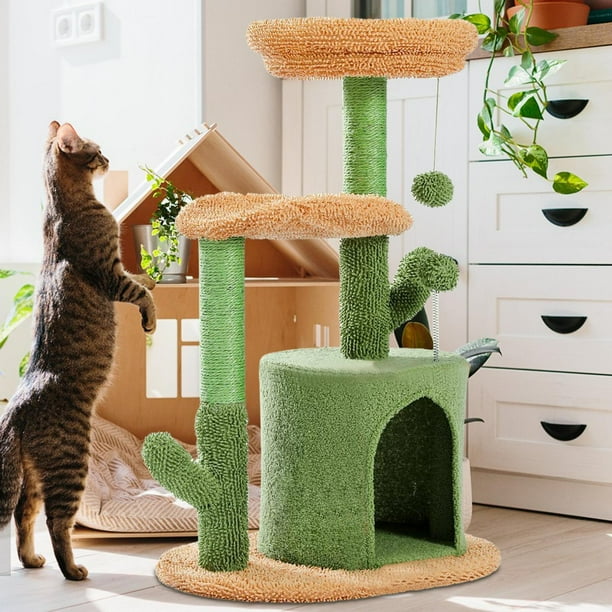 Cat Tree Hacer Rascador De Gatos Casero Gimnasio Para Hacer