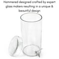 thumbnail image 4 of BirdRock Home 1.5 Gallon Beverage Dispenser with Lid - Hammered Glass, 4 of 4