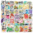 thumbnail image 1 of Paquete de pegatinas inspiradoras con temática cristiana, 50 unidades, versículos de la Biblia, 1 of 2
