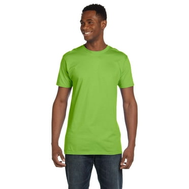 HanesYoung Men's Solid Short Sleeve Nano Tee