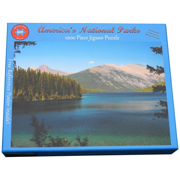 National Park Puzzles Glacier National Park Kintla Lake Dragonfly 1000 Piece Puzzle