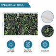 thumbnail image 6 of Green Leaves Placemats Set of 12, Elegant Pastoral Summer Botanical Watercolor Placemats for Dining Table, Place Mats for Kitchen Tabletop, Waterproof Wipeable Dining Table Mats Set, 6 of 9