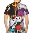 thumbnail image 2 of The Cuphead Show Shirt 3d Printed T Shirt Crewneck Short Sleeve Top Tees For Mens, 2 of 6